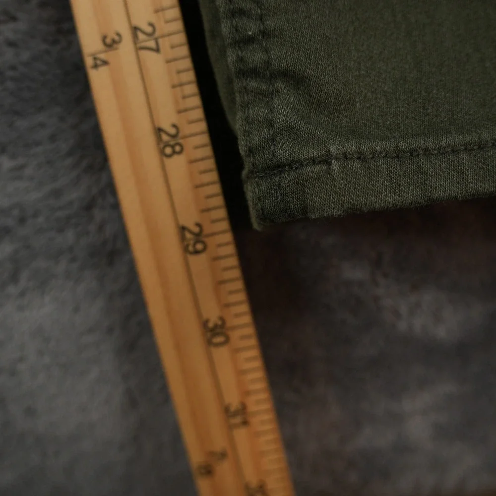 Banana Republic Travel Jean Mens 32x29 Aspen Olive Heather Slim‎ Fit Stretch
